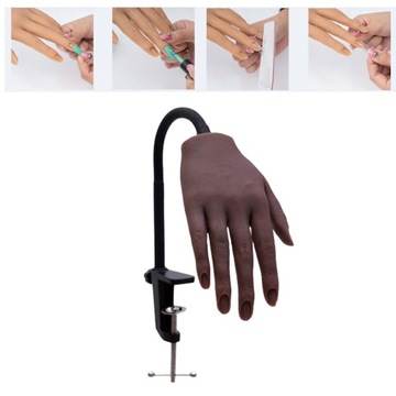 Тренировка ногтей для правой руки, силиконовый искусственный F-стиль