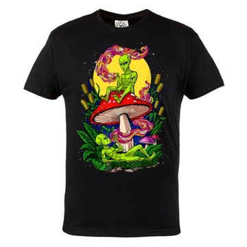 KOSZULKA MARIHUANA ZIOŁO JOINT ALIEN KOSMOS GRZYBY cotton T-Shirt