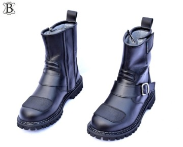 МУЖСКИЕ МОТОЦИКЛОВЫЕ КОЖАНЫЕ БОТИНКИ KLN