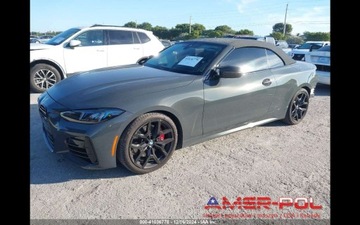 BMW Seria 4 G22-23-26 2024 BMW Seria 4 _M440i_2024r_2 225 KM Przebiegu 3.0 Benzyna 382KM