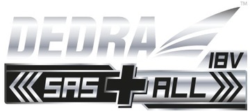 DEDRA Аккумуляторный почвенный бур, почвенный бур SAS+ALL DED7189 6AH