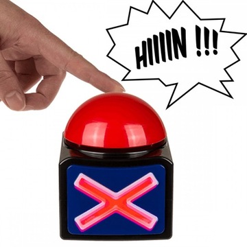 Зуммер, кнопка НЕТ - звук, свет, ИГРОВОЕ ШОУ