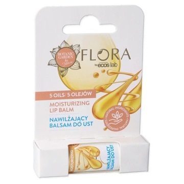 FLORA Nawilżający balsam do ust 5 olejów 3,8 g