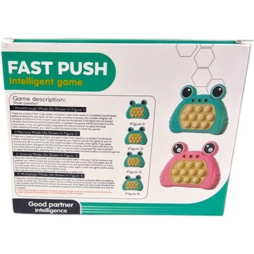 ЭЛЕКТРОННАЯ ИГРА POP IT АРКАДА АНТИСТРЕСС FROG POPIT КОНСОЛЬ