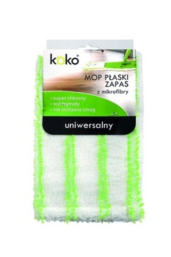 Zapas do mopa płaski końcówka wkład mikrofibra 43 cm chłonny uniwersalny