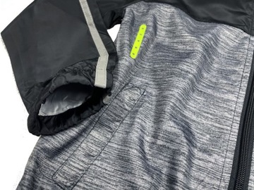 Куртка-ветровка RUN размер 10 – 134/140 см ЧЕРНАЯ