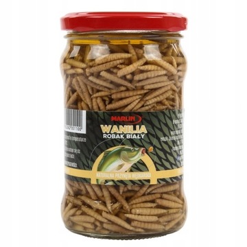 BIAŁY ROBAK WANILIOWY MARLIN W ZALEWIE 320ML