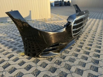 Mercedes Benz S klasė W223 priekinis bamperis 6xPDC 346 Onyx Black AMG – nuotrauka 11