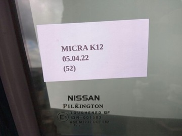 KLIKA DVEŘE PRAVÝ PŘEDNÍ NISSAN MICRA K12 3D