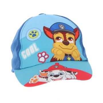 Czapka Bejsbolówka Dziecięca Psi Patrol 53 cm Chase Marshall Paw Patrol