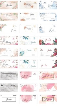 КРАСИВЫЙ НАБОР Подарочные сертификаты+конверты х100+ДИЗАЙН