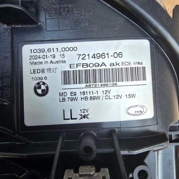 BMW 5 G30 G31 F90 ADAPTIVNÍ LED LEVÝ 7214961-06