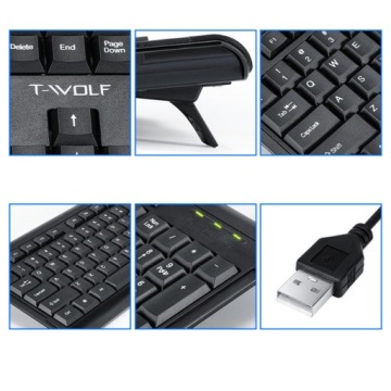 USB-КЛАВИАТУРА И МЫШЬ БЕСШУМНЫЙ КОМПЛЕКТ ДЛЯ ОФИСА