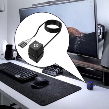 Komputer stacjonarny Przełącznik zasilania Przełącznik biurkowy, komputer 1.65m kabel