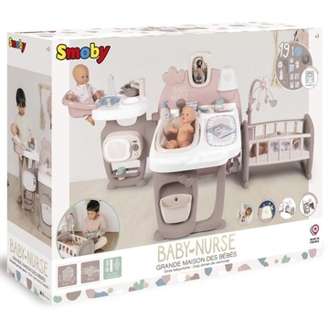Smoby Baby Nurse - Kącik Opiekunki Domek Pielęgniarka (opakowanie uszkodzo)