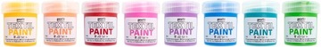 Большой набор из 12 акриловых красок для светлых тканей и одежды 12х25мл PROFIL PL