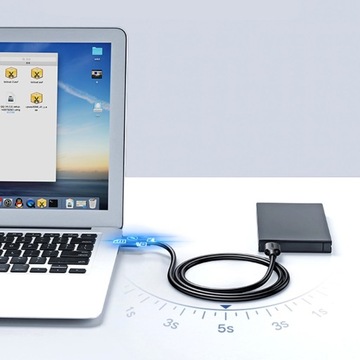 Кабель Ugreen USB - USB 2.0 480Мбит/с 0,25м черный (US102)