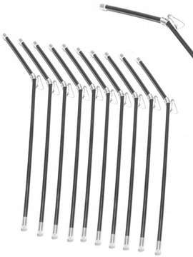 ZESTAW RURKI ANTYSPLĄTANIOWE RURKA Z AGRAFKĄ 10SZT