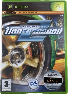 NEED FOR SPEED UNDERGROUND 2 płyta bdb komplet XBOX CLASSIC