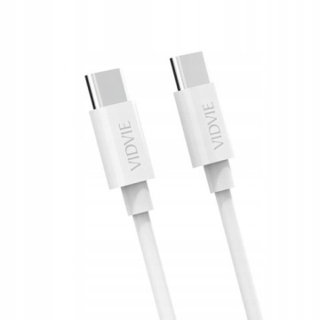 КАБЕЛЬ БЫСТРОЙ ЗАРЯДКИ USB тип C - USB тип C 1м