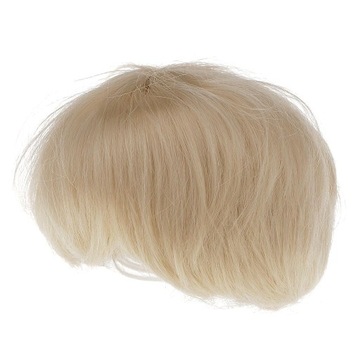 2x волосы куклы BJD 7-8 дюймов, золотые, подходят 1/4