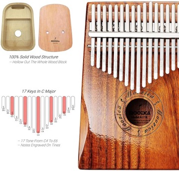 ПРОФЕССИОНАЛЬНАЯ КАЛИМБА Moozica 17 Key / Великобритания