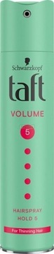 Taft Lakier do Włosów Delikatnych 5 Volume 250ml