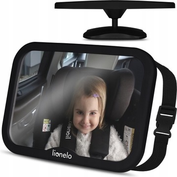 Lusterko do obserwacji dziecka OBRÓT 360 Lionelo BLACK