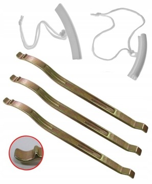 3 ŁYŻKI DO OPON MOTOCYKLOWYCH ZE STOPKĄ 35cm CROSS