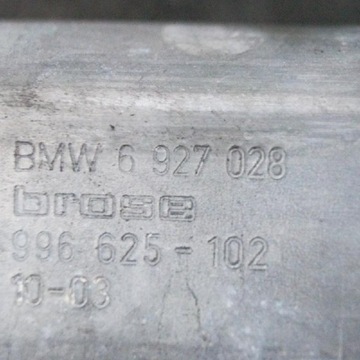 BMW 3 E90 PŘEDNÍ PRAVÝ ZVEDÁK OKNO DVEŘE Z MOTOREM 6927028 2010