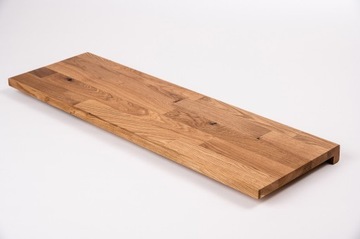 Schody nakładki parapety drewniane dąb A/B lamele mikrowczep 2х30х70 cm