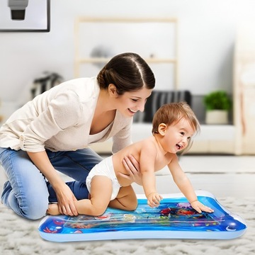 НАДУВНОЙ ВОДНО-СЕНСОРНЫЙ КОВРИК ДЛЯ ДЕТСКОГО И МЛАДЕНЧЕСКОГО БАССЕЙНА 65X48