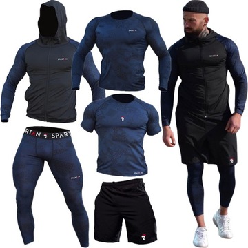 BIELIZNA ODZIEŻ UBRANIE Rashguard TERMOAKTYWNA Sportowa Treningowa MĘSKA 5x
