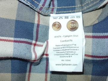 FJALLRAVEN FJALLGLIM МУЖСКАЯ ТРЕККИНГОВАЯ РУБАШКА L