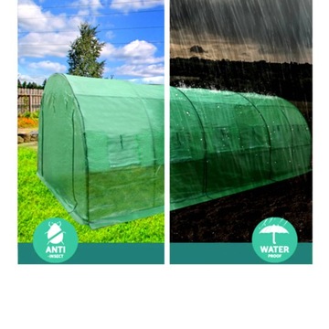 ФОЛЬГА ТУННЕЛЬ ТЕПЛИЦА 3x6м САД ФОЛЬГА 18м2 Сильное УФ-4 Овощи Фрукты