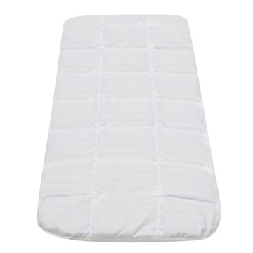 DZIECIĘCY MATERAC DO WÓZKA NEW BABY BOBO BASIC 75X35X3 PIANKA-GRYKA BIAŁY