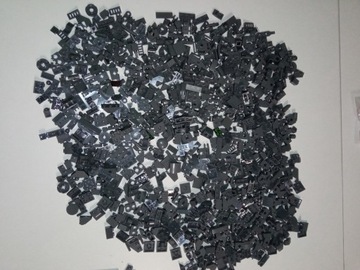 lego mix mix - маленькие технические серые элементы автомобиля, много (P)