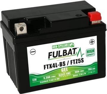 Akumulator Fulbat YTX4L-BS FTX4L-BS YTZ5S FTZ5S