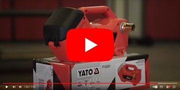 АККУМУЛЯТОРНЫЙ МАСЛЯНО-ВОДЯНОЙ НАСОС YATO 18V 1800л/ч