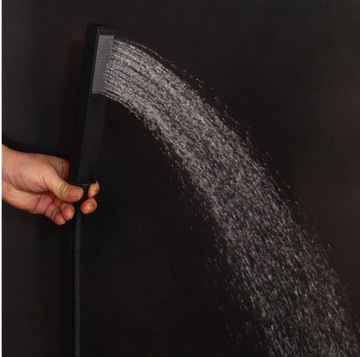 НАБОР ДУШЕВЫХ РУКОЯТКОВ РУЧКА ДЛЯ ШЛАНГА МАТОВЫЙ ЧЕРНЫЙ