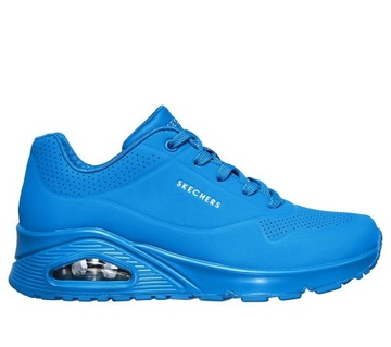 Buty damskie Skechers Uno Nights SKECH AIR SPORTOWE TENISÓWKI 73690-BLU