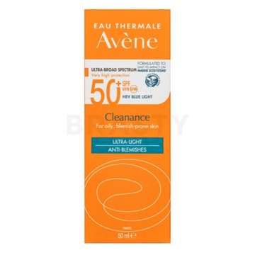 Avène Cleanance Солнцезащитный крем SPF 50+ 50 мл