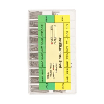 300шт 1,0 мм булавка для браслета для часов