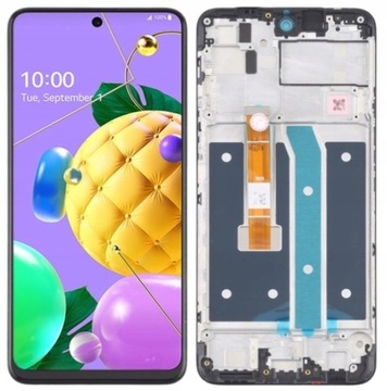 Nowy Wyświetlacz Ekran Dotyk LCD LG K52 K520 Ramka LMK520