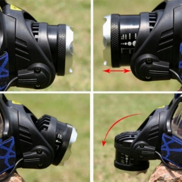 LATARKA CZOŁOWA NA GŁOWĘ CZOŁÓWKA LAMPKA LED ZOOM