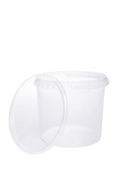 Ведро пластиковое с крышкой 3 литра ДЛЯ ЕДЫ!