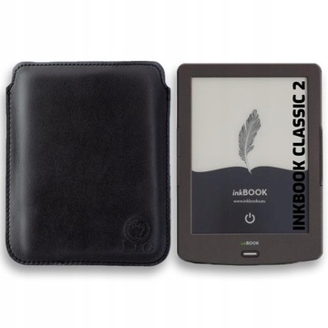 ETUI do INKBOOK CLASSIC 2 SKÓRA NATURALNA CASE CZYTNIK EBOOK LEO