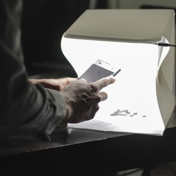 БЕСТЕНЬНАЯ СВЕТОДИОДНАЯ ПАЛАТКА ДЛЯ ФОТОСТУДИИ