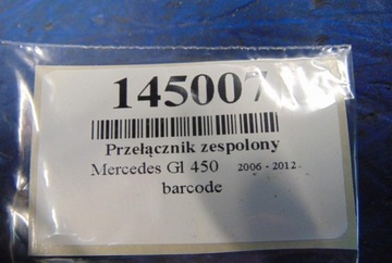 MERCEDES GL 450 W164 PŘEPÍNAČ KOMBINOVANÝ A1645458716
