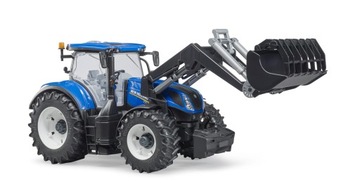 BRUDER 03121 TRAKTOR NEW HOLLAND Z ŁADOWACZEM
